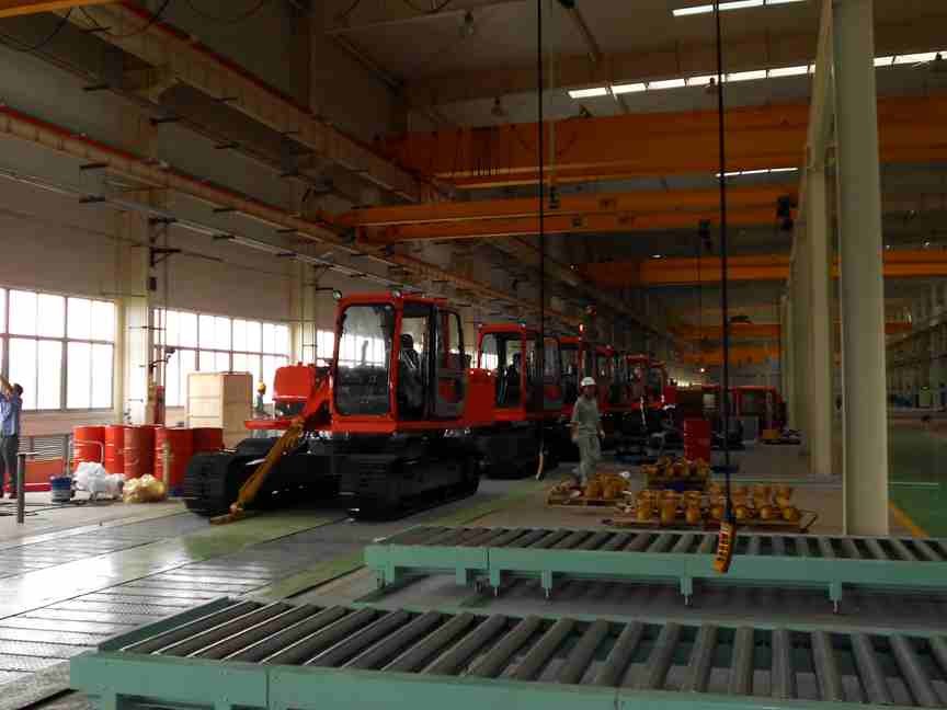 杭州挖掘机生产线